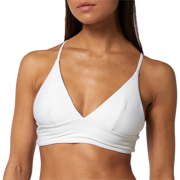 Mystic Womens Frenzy Bikini Top Off White